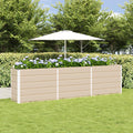 Fioriera Avorio 290 x 90 x 75 cm Acciaio zincato