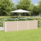 Fioriera Avorio 290 x 90 x 75 cm Acciaio zincato