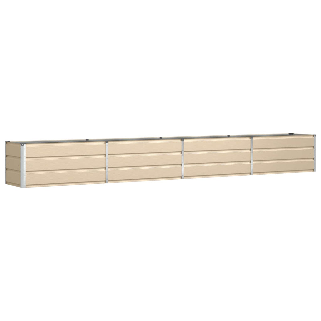 Fioriera Avorio 385 x 50 x 45 cm Acciaio zincato