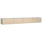 Fioriera Avorio 385 x 50 x 45 cm Acciaio zincato