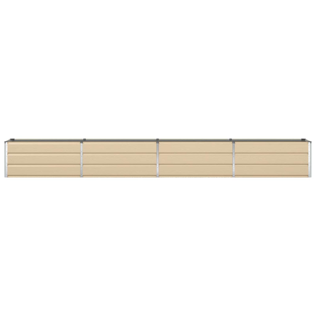 Fioriera Avorio 385 x 50 x 45 cm Acciaio zincato