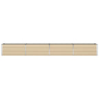 Fioriera Avorio 385 x 50 x 45 cm Acciaio zincato