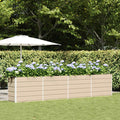Fioriera Avorio 385 x 50 x 75 cm Acciaio zincato