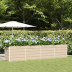 Fioriera Avorio 385 x 50 x 75 cm Acciaio zincato