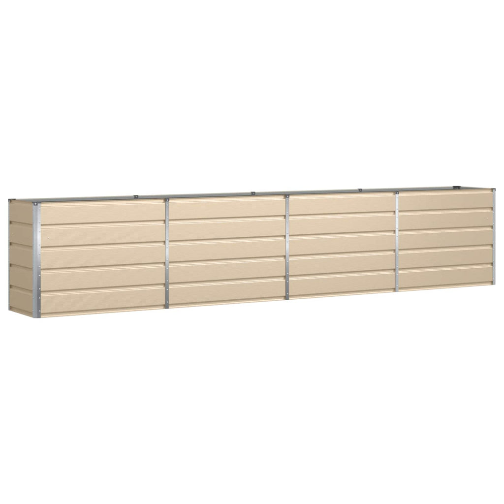Fioriera Avorio 385 x 50 x 75 cm Acciaio zincato