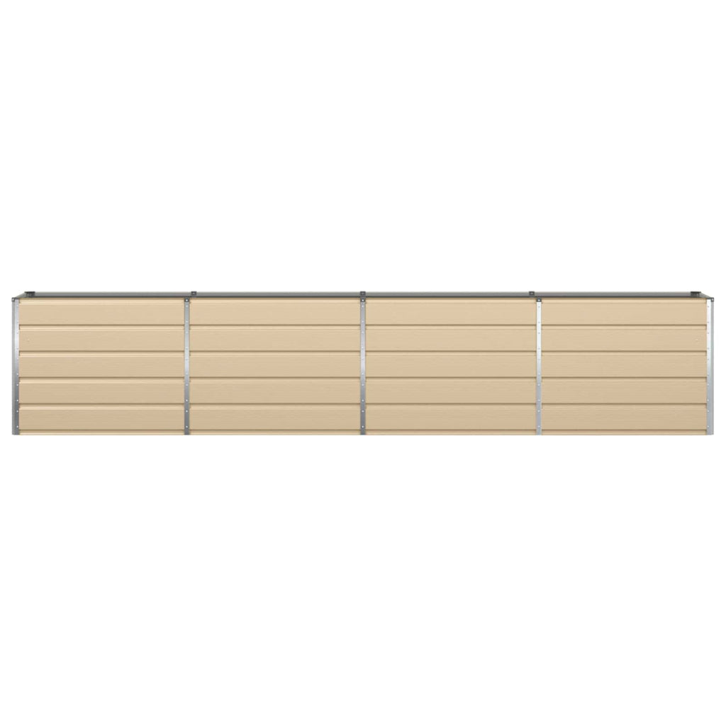 Fioriera Avorio 385 x 50 x 75 cm Acciaio zincato