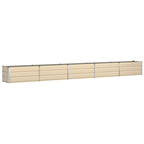 Fioriera Avorio 480 x 50 x 45 cm Acciaio zincato