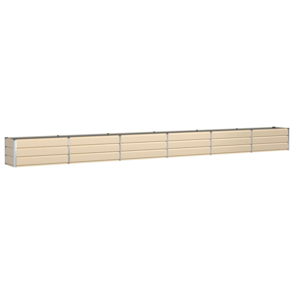 Fioriera Avorio 580 x 50 x 45 cm Acciaio zincato