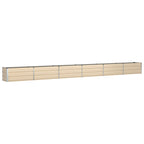 Fioriera Avorio 580 x 50 x 45 cm Acciaio zincato