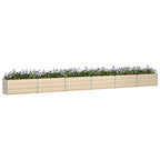 Fioriera Avorio 580 x 50 x 45 cm Acciaio zincato