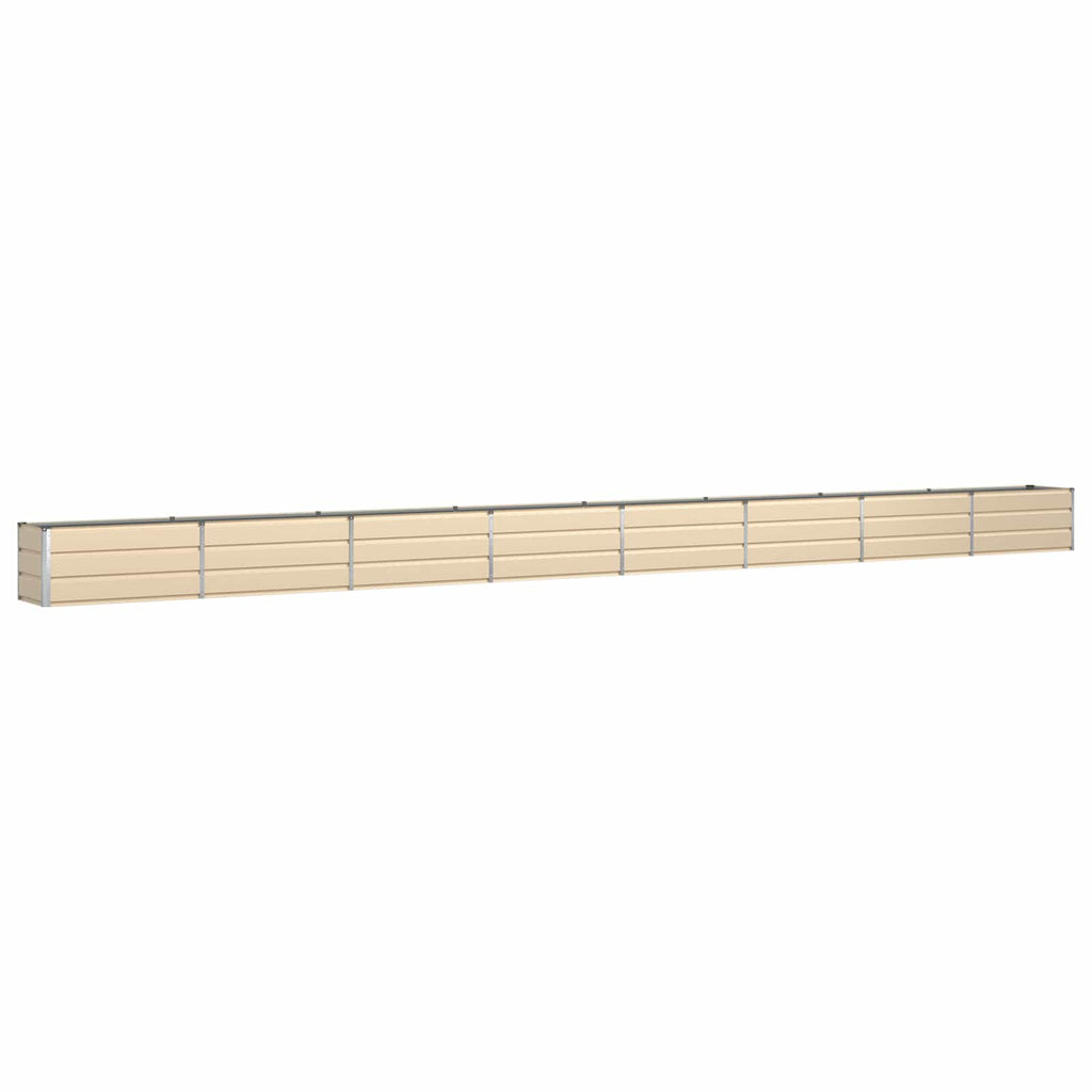 Fioriera Avorio 770 x 50 x 45 cm Acciaio zincato