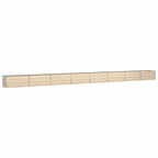 Fioriera Avorio 770 x 50 x 45 cm Acciaio zincato