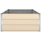 Fioriera Avorio 195 x 100 x 45 cm Acciaio zincato