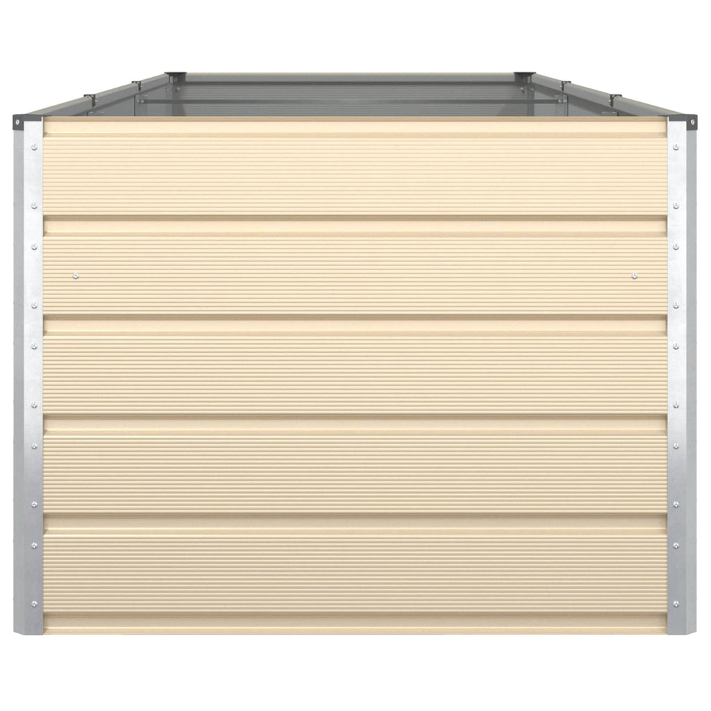 Fioriera Avorio 290 x 100 x 75 cm Acciaio zincato