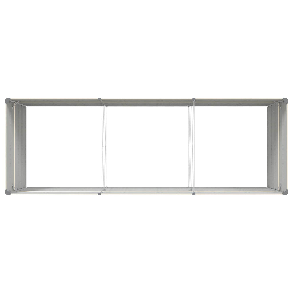 Fioriera Avorio 290 x 100 x 75 cm Acciaio zincato