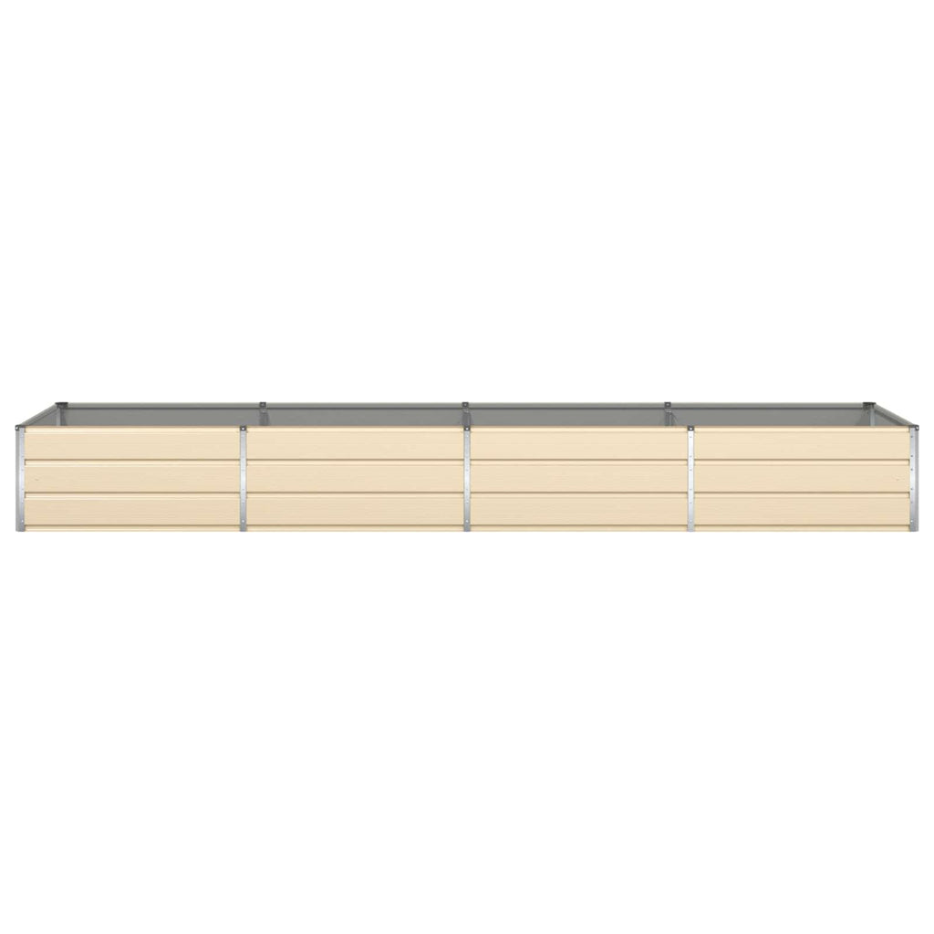 Fioriera Avorio 385 x 100 x 45 cm Acciaio zincato