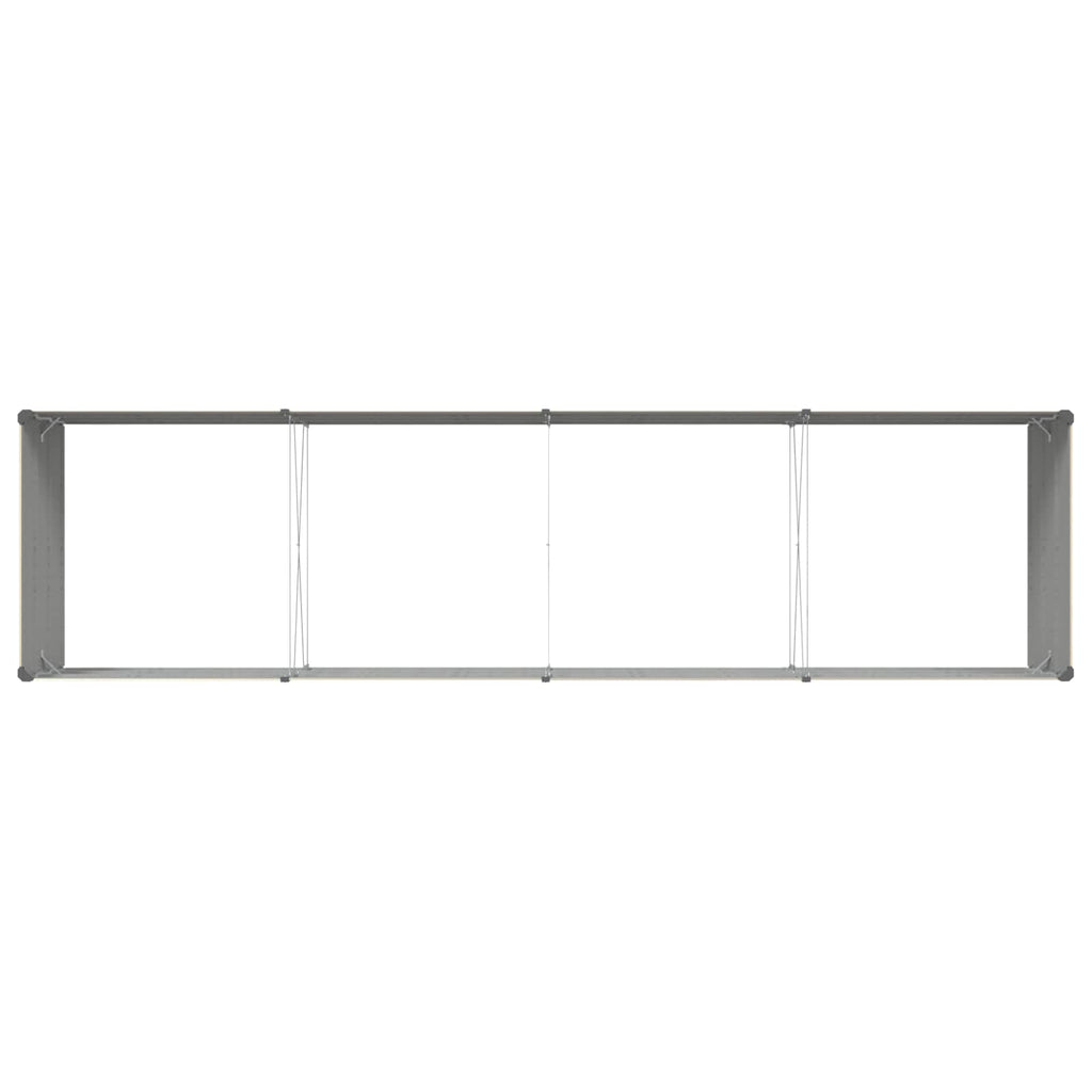 Fioriera Avorio 385 x 100 x 45 cm Acciaio zincato