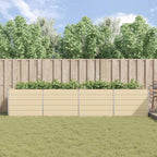Fioriera Avorio 385 x 100 x 75 cm Acciaio zincato