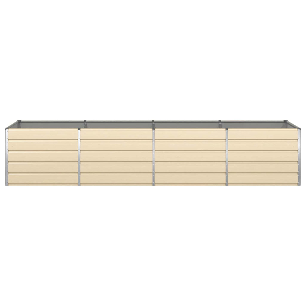 Fioriera Avorio 385 x 100 x 75 cm Acciaio zincato