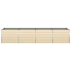 Fioriera Avorio 385 x 100 x 75 cm Acciaio zincato