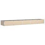 Fioriera Avorio 480 x 100 x 45 cm Acciaio zincato