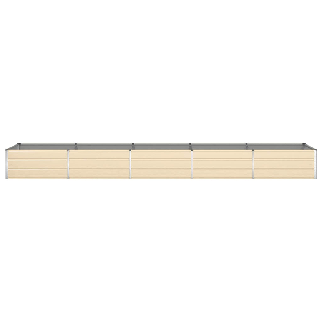 Fioriera Avorio 480 x 100 x 45 cm Acciaio zincato