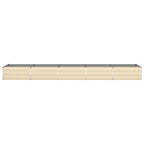 Fioriera Avorio 480 x 100 x 45 cm Acciaio zincato