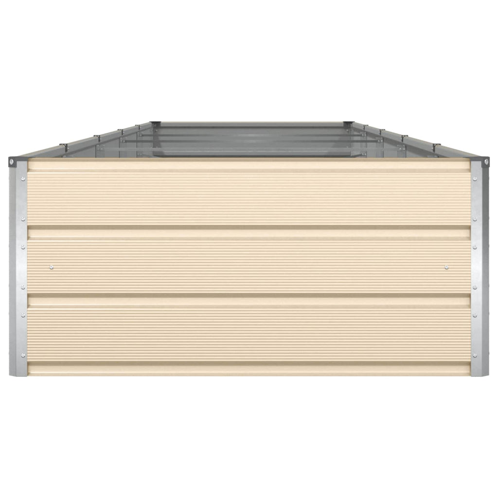 Fioriera Avorio 480 x 100 x 45 cm Acciaio zincato