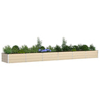 Fioriera Avorio 580 x 100 x 45 cm Acciaio zincato