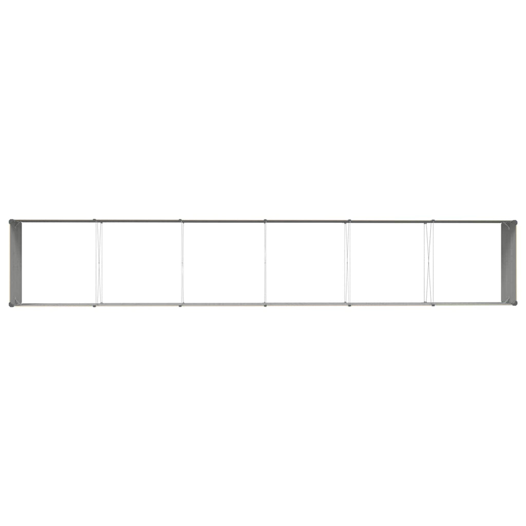 Fioriera Avorio 580 x 100 x 45 cm Acciaio zincato