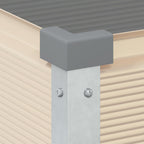 Fioriera Avorio 100 x 45 x 90 cm Acciaio zincato