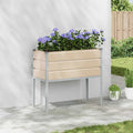 Fioriera Avorio 100 x 45 x 90 cm Acciaio zincato