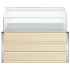 Fioriera Avorio 100 x 100 x 77 cm Acciaio zincato