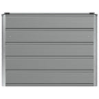 Fioriera Grigio chiaro 100 x 40 x 75 cm Acciaio