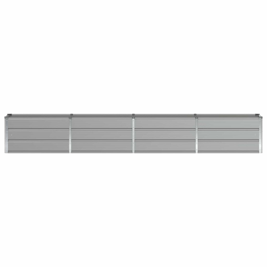 Fioriera Grigio chiaro 320 x 40 x 45 cm Acciaio