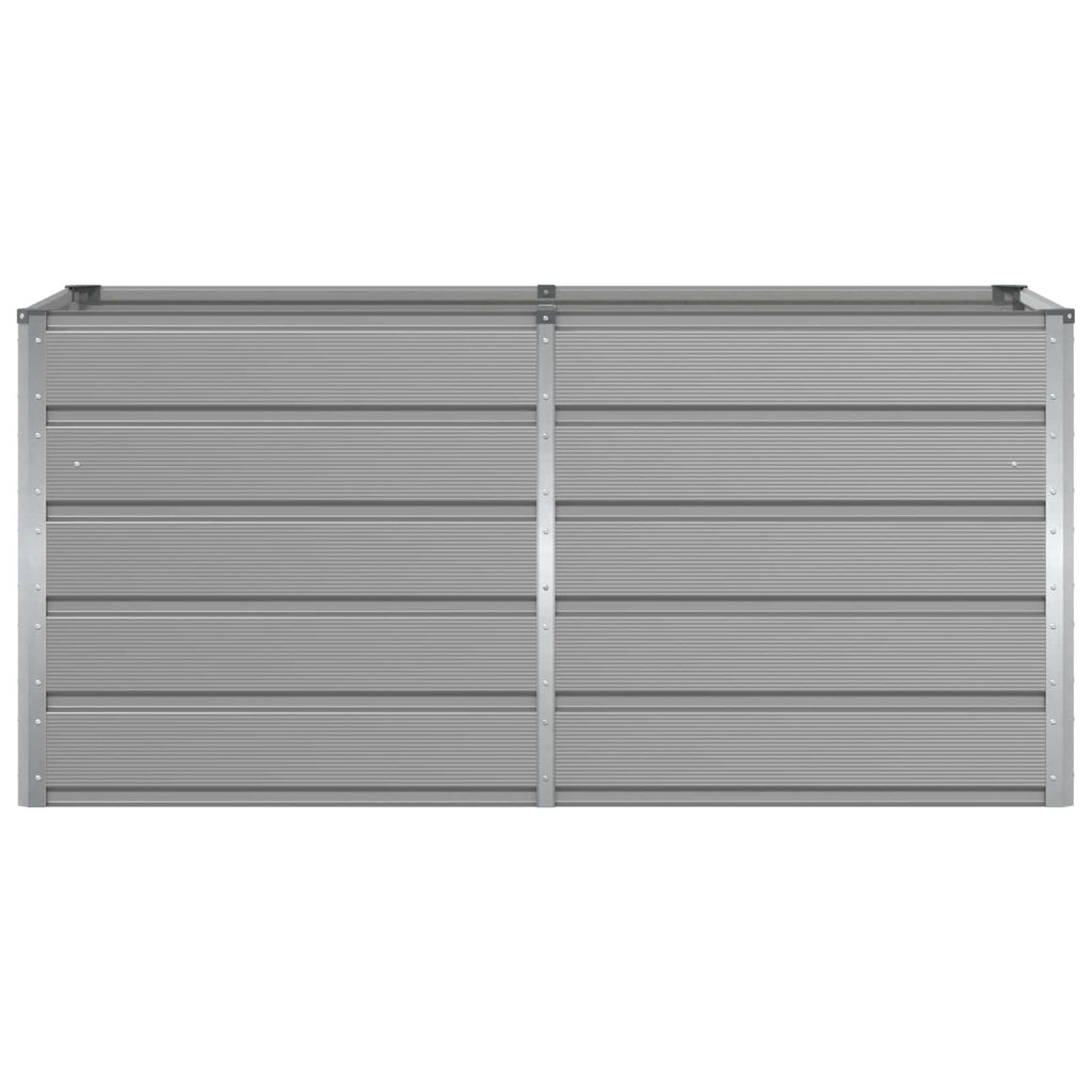 Fioriera Grigio chiaro 160 x 80 x 75 cm Acciaio