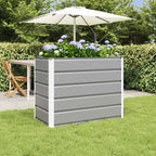 Fioriera Grigio chiaro 100 x 50 x 77 cm Acciaio zincato