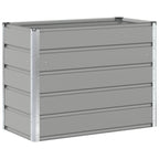 Fioriera Grigio chiaro 100 x 50 x 77 cm Acciaio zincato