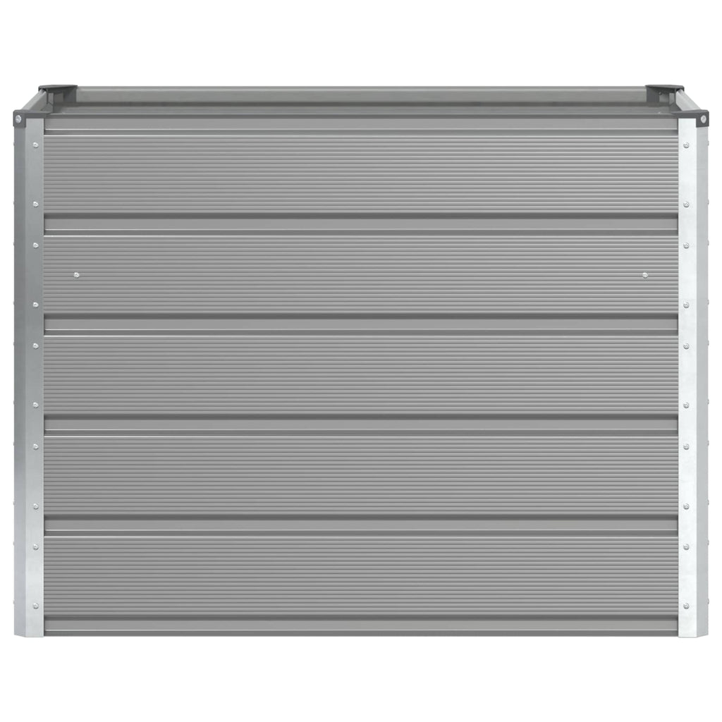 Fioriera Grigio chiaro 100 x 50 x 77 cm Acciaio zincato