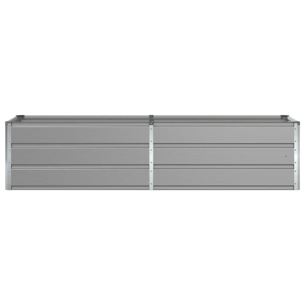 Fioriera Grigio chiaro 195 x 50 x 45 cm Acciaio zincato