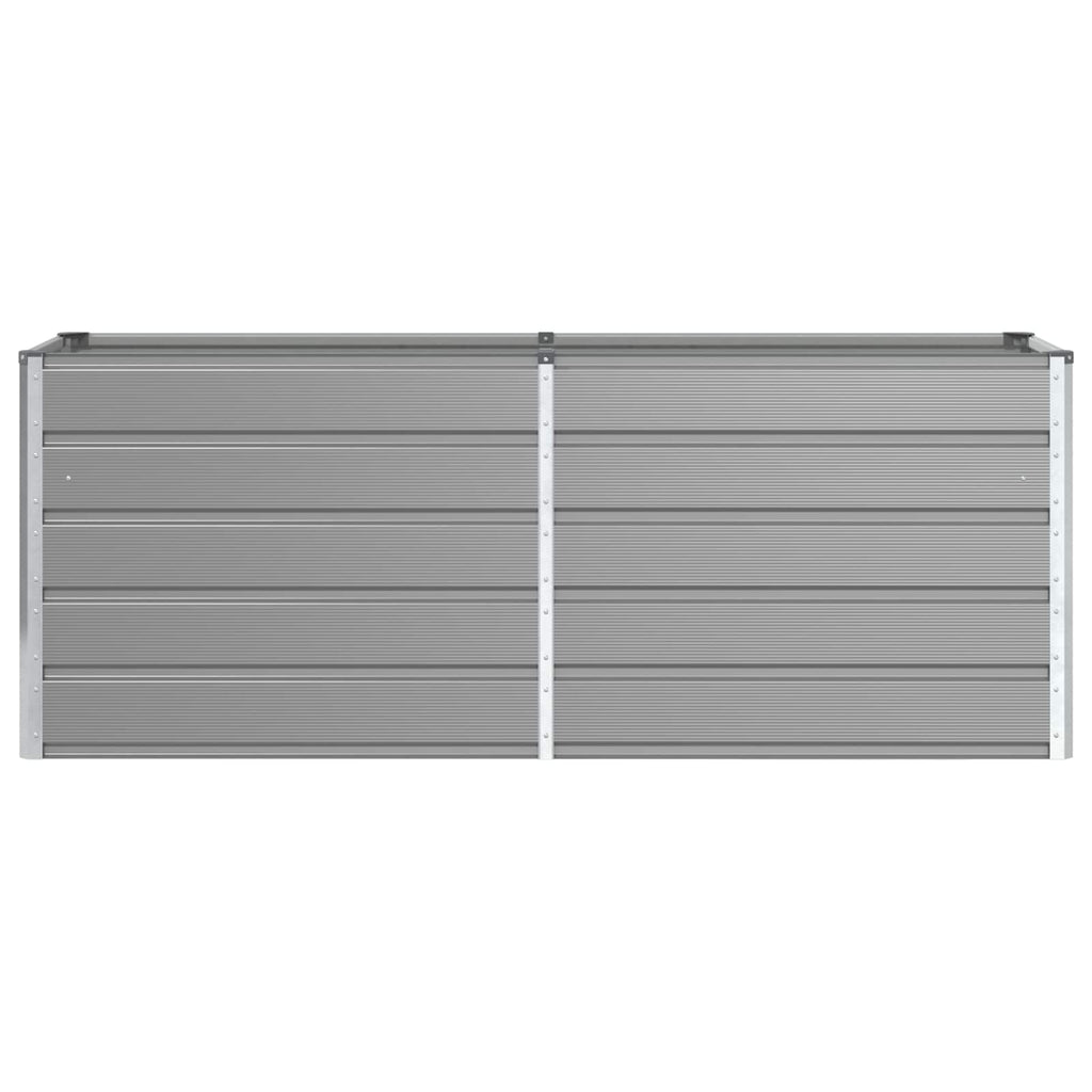 Fioriera Grigio chiaro 195 x 50 x 75 cm Acciaio zincato