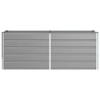 Fioriera Grigio chiaro 195 x 50 x 75 cm Acciaio zincato