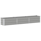 Fioriera Grigio chiaro 290 x 50 x 45 cm Acciaio zincato