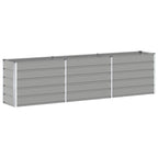 Fioriera Grigio chiaro 290 x 50 x 75 cm Acciaio zincato