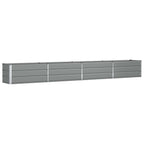 Fioriera Grigio chiaro 385 x 50 x 45 cm Acciaio zincato