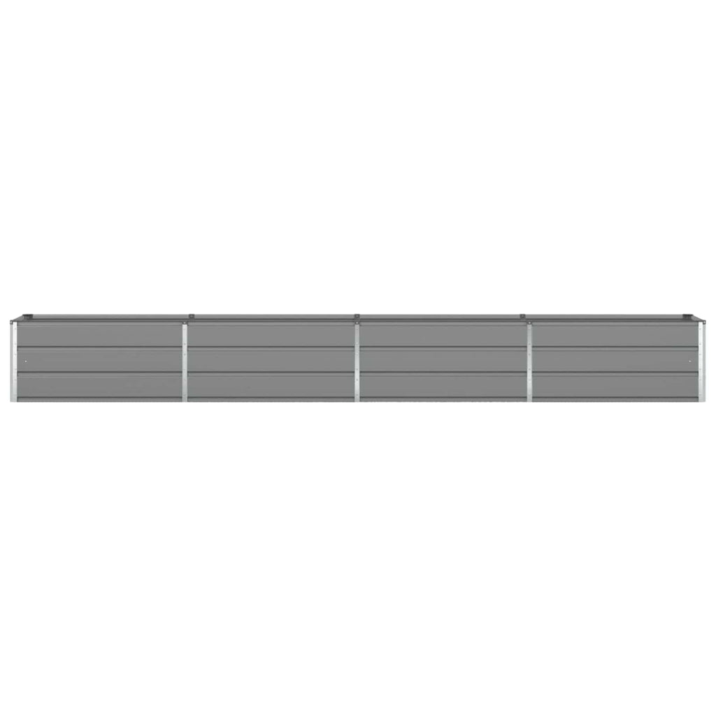 Fioriera Grigio chiaro 385 x 50 x 45 cm Acciaio zincato