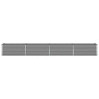 Fioriera Grigio chiaro 385 x 50 x 45 cm Acciaio zincato