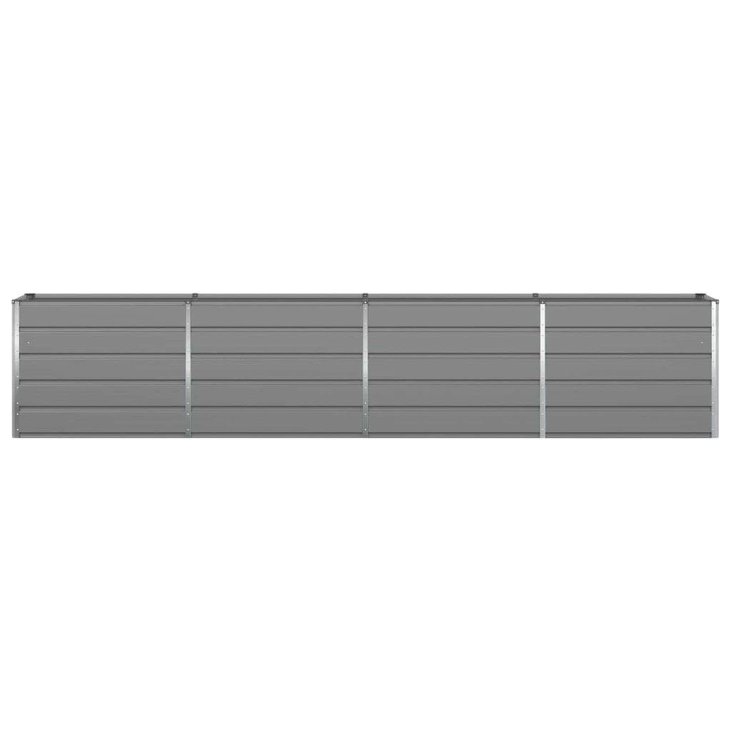 Fioriera Grigio chiaro 385 x 50 x 75 cm Acciaio zincato