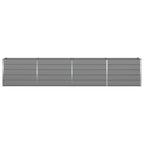 Fioriera Grigio chiaro 385 x 50 x 75 cm Acciaio zincato