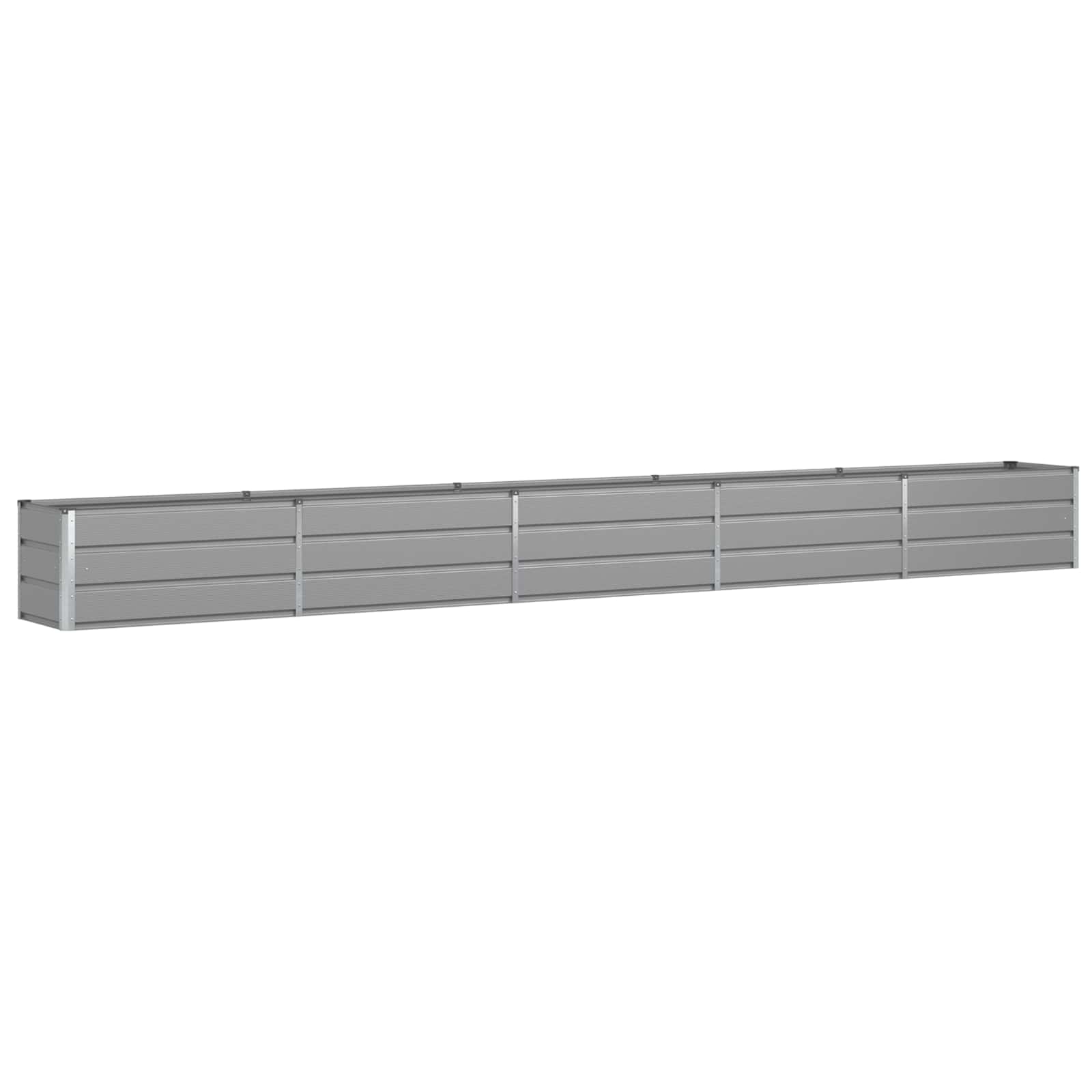 Fioriera Grigio chiaro 480 x 50 x 45 cm Acciaio zincato